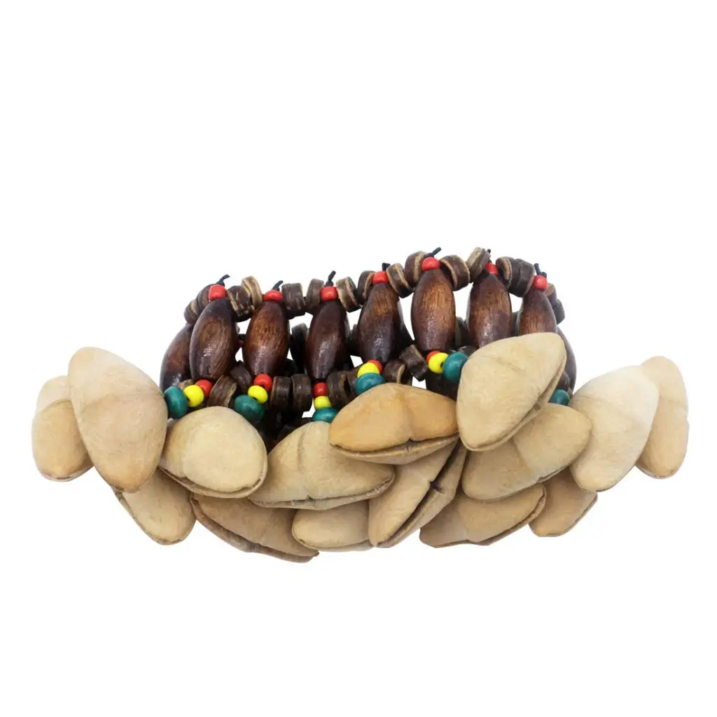 

Handmade African Style Dora Fruit Shell Handbell Tambourine Craft Gift
