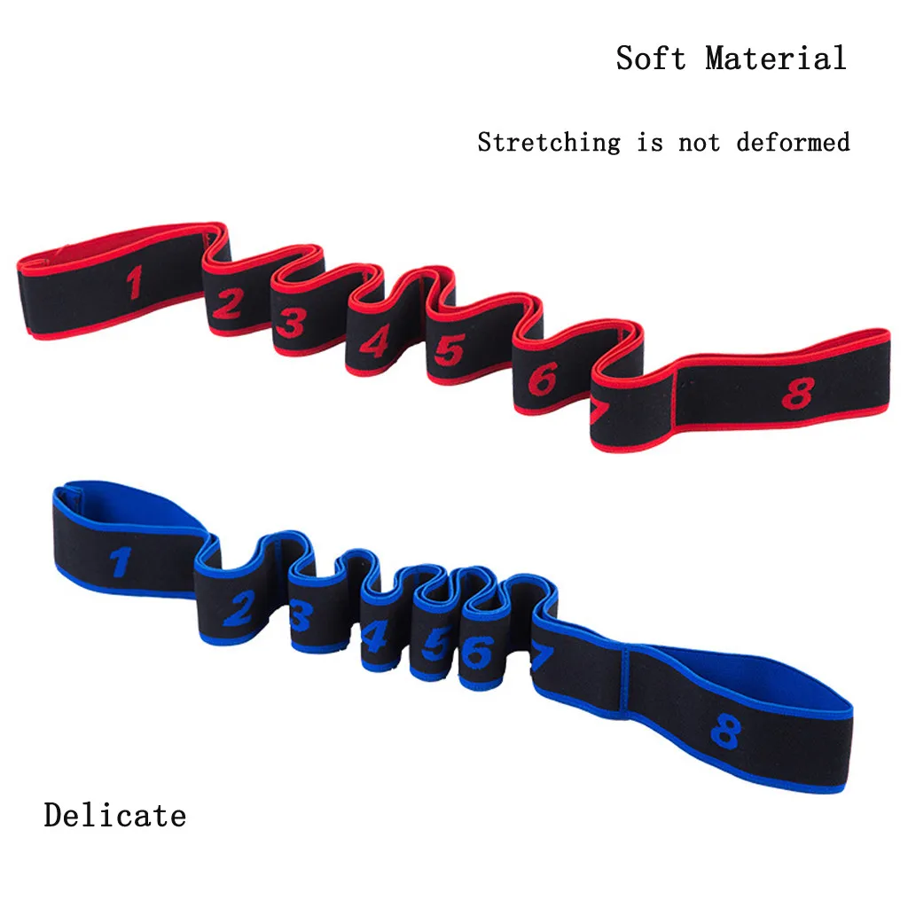 Эластичность Йога растягивающийся ремень для йоги гибкие петли Пилатес тренировки тянущиеся для фитнеса эластичные Йога пояс гимнастическая веревка ремни