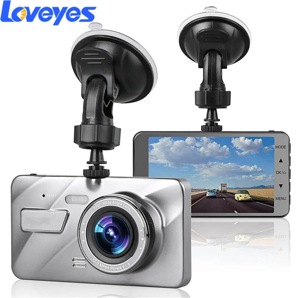 

Hidden Driving Recorder Double-lens Reversing Image HD 1080P Night Vision Vehicle-mounted Front and Rear Mirror Camera A10