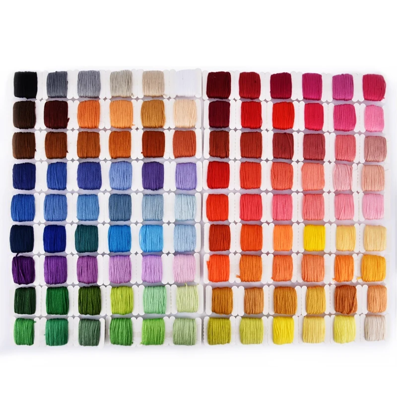 108 Colors/Set Cross Stitch Embroidery Thread Felting Needles and Accessories Tool Handmade Sewing Craft DIY Knitting Needles
