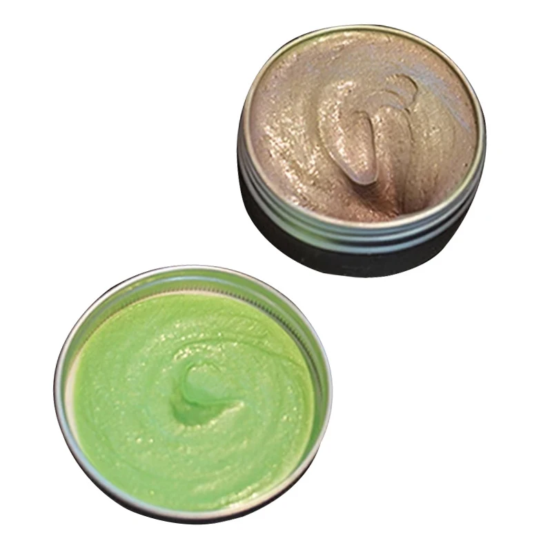brown green Горячая температурная краска для волос, меняющая цвет, одноразовый инструмент для укладки, быстрая сушка для домашнего салона - Цвет: brown green