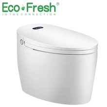 Ecofresh Bathroom ceramic concealed tank electric automatic intelligent toilet with remote control smart WC