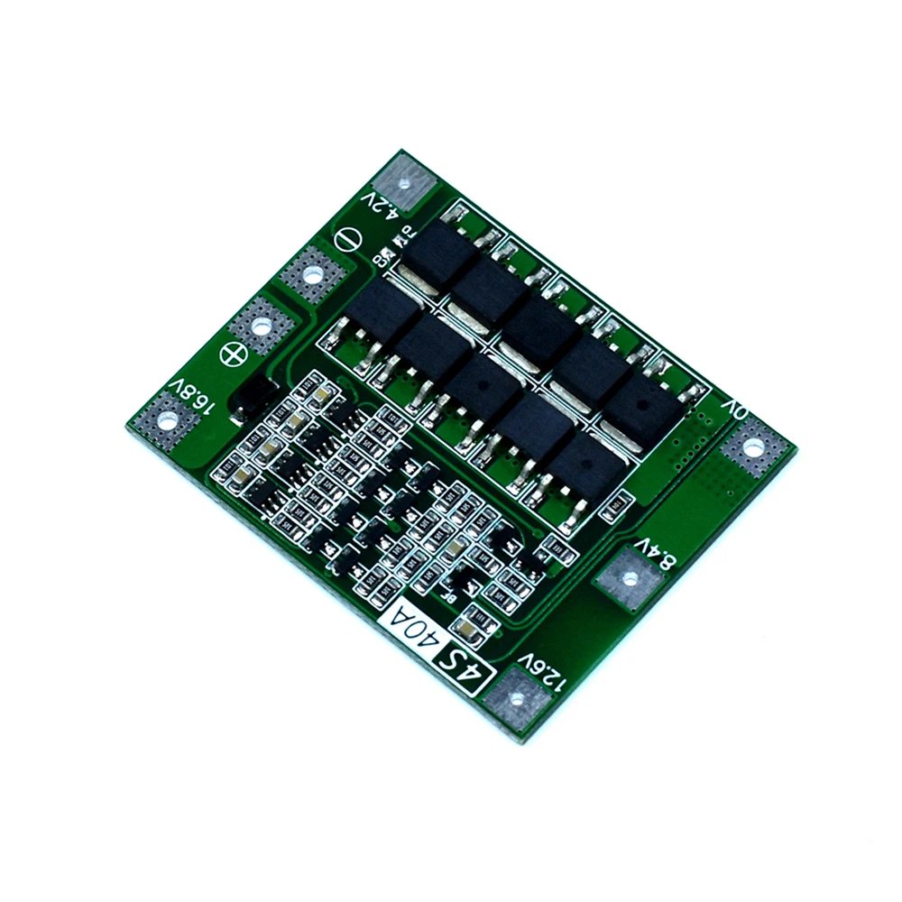 4S 40A/3S 40A литий-ионная батарея зарядное устройство PCB плата защиты BMS с балансом для бурильного мотора 12,6 в 16,8 в Lipo сотовый модуль