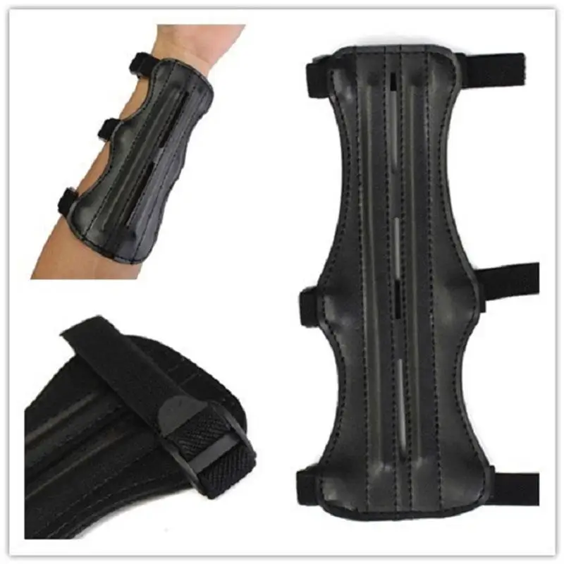 Нарукавник для стрельбы из лука кожаный браслет в стиле панк с широким викингом