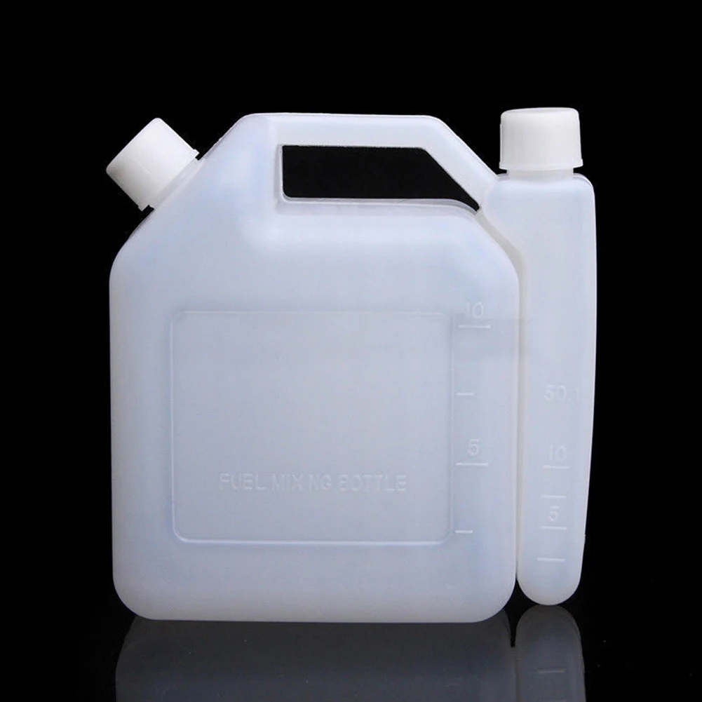 1.5L 2-х тактный двигатель масляный бензин топливный бак посуда для напитков бутылка для смешивания Контейнер Белый хранения 1:25 магазин Sprout; прочный для триммера бензопилы