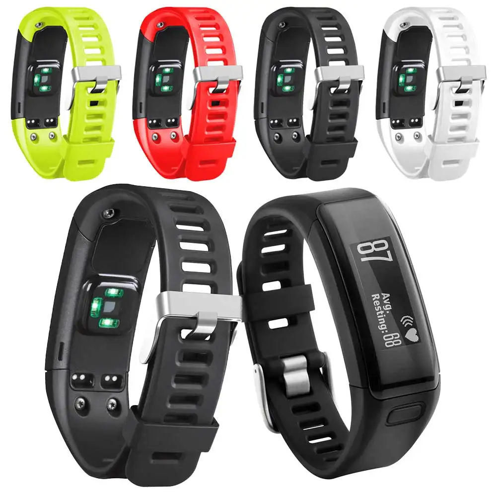 Дышащий силиконовый браслет ремешок для часы Garmin vivosmart HR Wirststrap сменный ремешок для наручных часов для часы Garmin vivosmart HR ремешок для часов