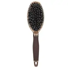 1 Pcs Hairdressing Comb Massage Comb Boar Bristle Paddle Hair Brush Detangling Brush For Straightening Smoothing Hair