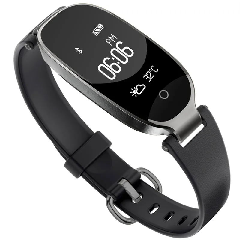 

Women Smart Bracelet Ip67 Bluetooth Function Waterproof Fitness Tracker Bracelet App Reminding Heart Rate Smart Health Bracelet