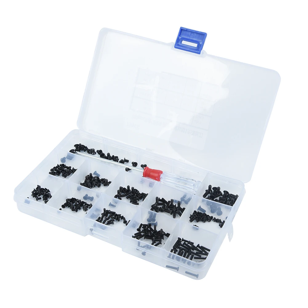 220pcs M2 M2.5 Laptop Screw Computer Mechanical Assortment Repair Tool Kit Digital Mechanical Screw Kit