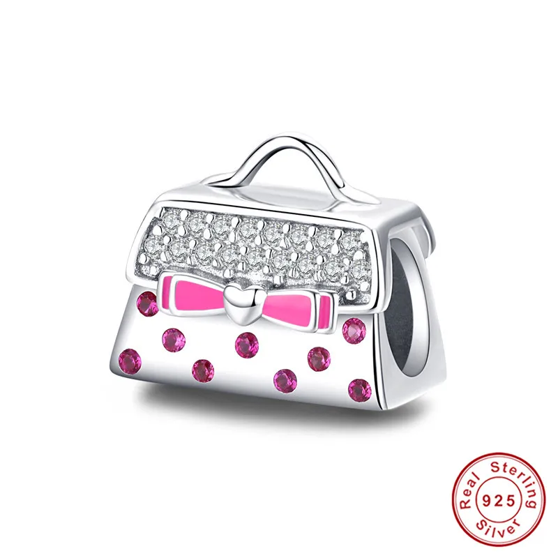 Fit Pandora браслет 925 пробы Серебряный Горшечное растение эльф предложить Любовник Сердце Бусины S925 CZ зуб Тыква Подвески верблюд - Окраска металла: asa1391