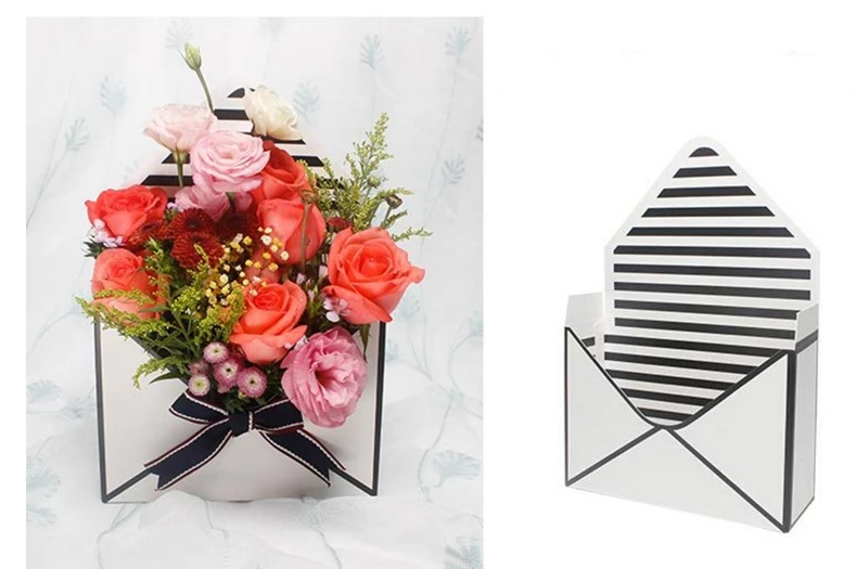 

Mini Creative Envelope Fold Flower Box Flowers Box Material Rose Decoration Gift Box Flower Making Hand