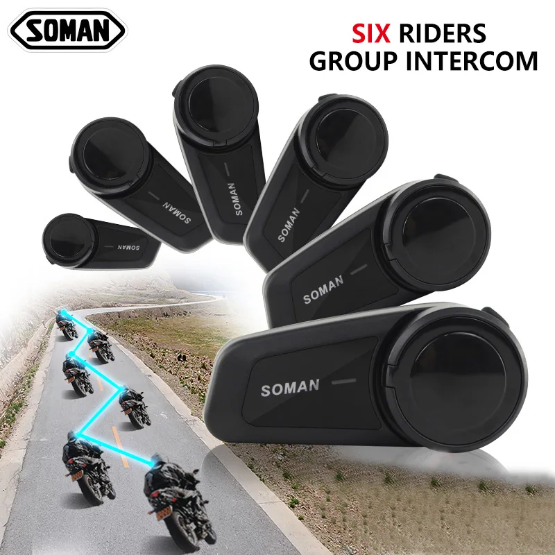 6 sztuk 1000m grupa rozmowa kask bluetooth z interkomem uniwersalny parowanie motocykl domofon zestaw słuchawkowy bluetooth kask FM SM-M2 6 sztuk 1000m grupa rozmowa kask bluetooth z interkomem uniwersalny parowanie motocykl domofon zestaw słuchawkowy bluetooth kask FM SM-M2