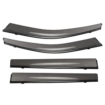 

New 4Pcs Window Visor Rain Sun Deflectors Guard Vent Shade Sun DeflectorFor Jeep Compass 2017-2018