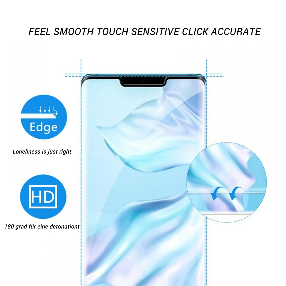 Для huawei mate 30pro защитное стекло закаленное стекло для mate30pro супер прозрачная защитная пленка для экрана Защитная пленка для телефона Защита от царапин
