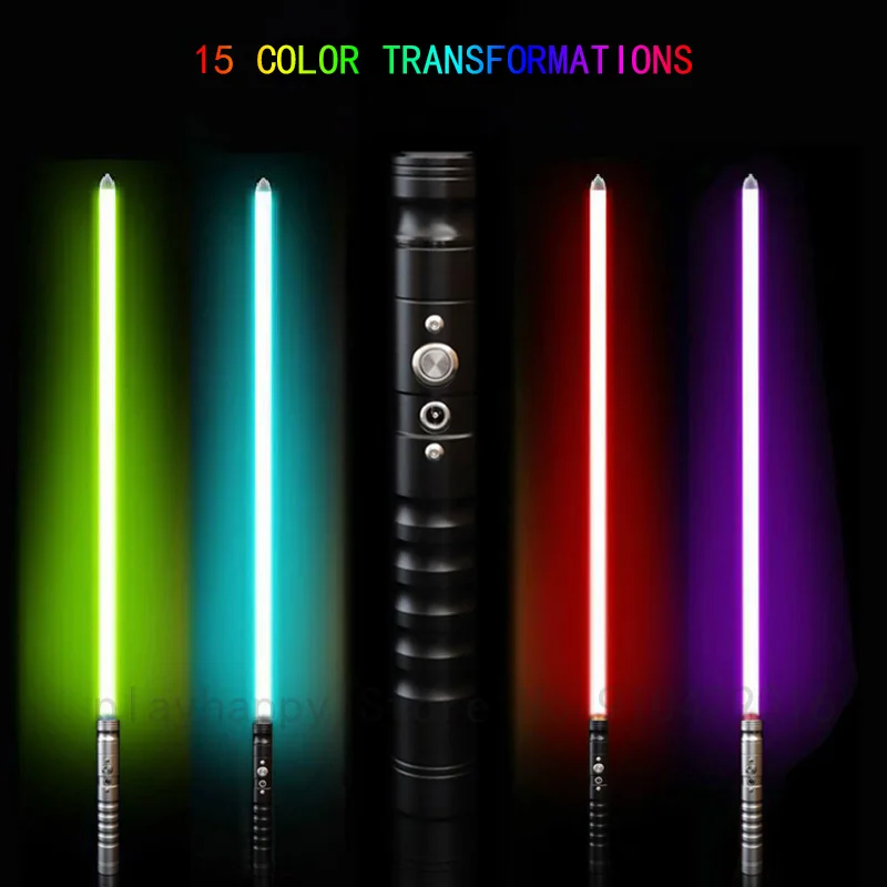 Disney Star Wars Lightsaber Light Saber Force Dueling Rechargeable Color Changing Sound Metal Handle Sword Cosplay Luminous Toy | Игрушки и