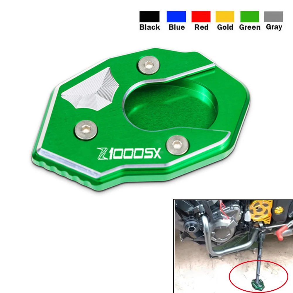 For KAWASAKI Z1000SX NINJA 1000 Kickstand Sidestand Stand Extension Enlarger Pad