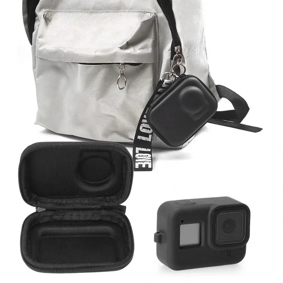 STARTRC силиконовая сумка для хранения для Gopro Hero 8 Motion camera защитный чехол с ремешком для Gopro Hero 8 аксессуар