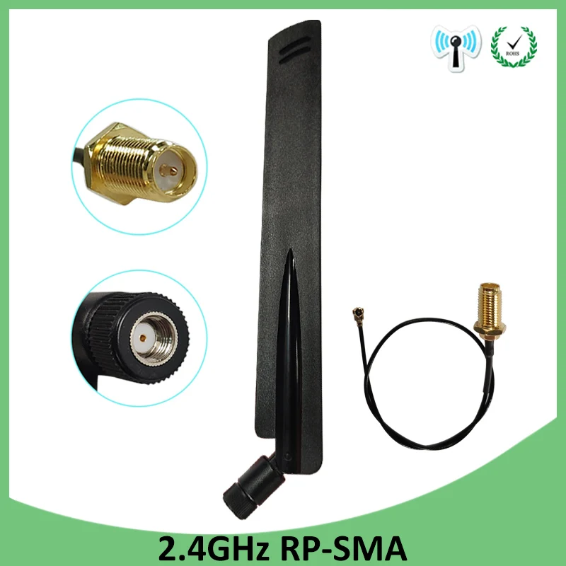 Антенна Wi Fi 2 4 ГГц антенна 8 дБи разъем штырь роутер + 21 см PCI U.FL IPX SMA кабель