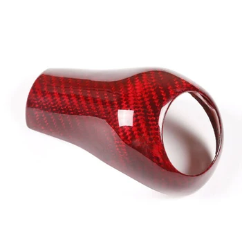 

Carbon Fiber Gear Shift Knob Cover Trim Decoration Accessoires Replacement