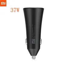 Автомобильное зарядное устройство Xiaomi Mi Max 37 Вт/100 Вт с двумя USB-портами, быстрая зарядка 5 В/3 А, 9 В/3 А, 12 В/А, быстрая зарядка для смартфона Xiaomi 9/Redmi K20 Автомобильное зарядное устройство Xiaomi Mi Max 37 Вт/100 Вт с двумя USB-портами, быстрая зарядка 5 В/3 А, 9 В/3 А, 12 В/А, быстрая зарядка для смартфона Xiaomi 9/Redmi K20