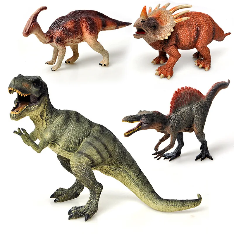 

Lnsu Children Toy Dinosaur Model Static Vinyl T-Rex Spinosaurus Jurassic Cretaceous Doll