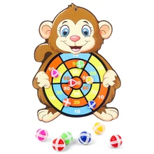 

Cartoon Dartboards Toy Children Throw Ball Dartboard Target Sticky Ball Throw Dartboard Party Outdoor Sports Sucker Ball Toy