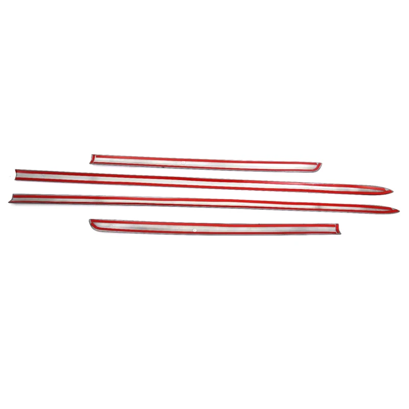 Fit for Tesla Model 3 Car Styling ABS Car Body Door Moulding Decor Cover Trim 4pcs Auto Accessories