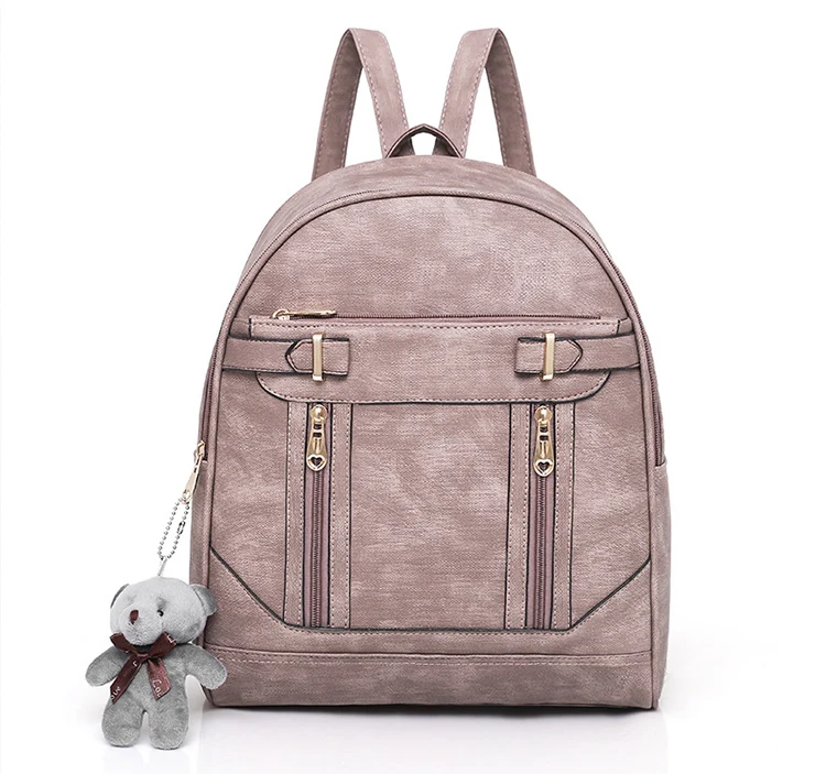 ZMQN рюкзак для женщин Mochila Feminina Bear рюкзак большой емкости школьные кожаные сумки Женская задняя упаковка Sac dos femme C132
