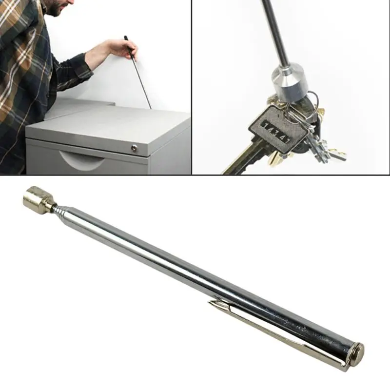 

Mini Portable Telescopic Magnet Magnetic Pen Extendable Pick Up Stick Rod Handheld Grab Screw Nut Tool