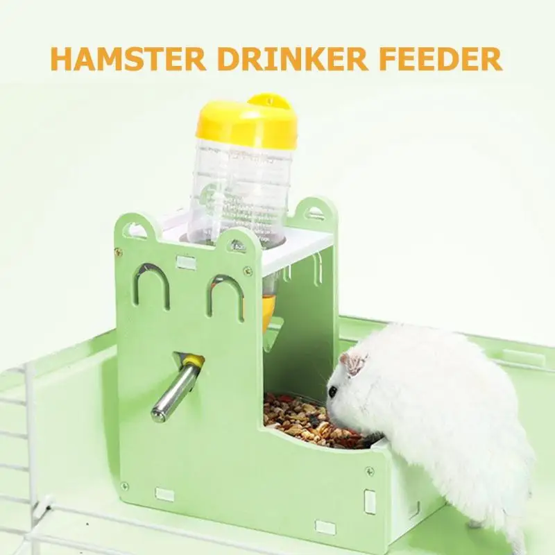 Hámster 2 en 1, conejillo de indias, conejo, chinchilla, bebedero automático, botella dosificadora de agua pequeño, animal lindo, juguete, suministros para mascotas