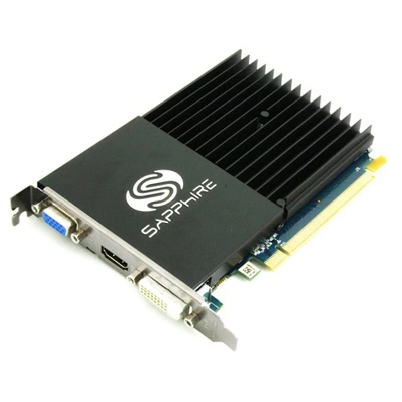 Видеокарты SAPPHIRE HD 6450 1GB видеокарты GPU AMD Radeon HD 6450 GDDR3 видеокарты Настольный ПК компьютерный экран карта HDMI энергосберегающая