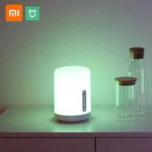 Прикроватная лампа Xiao mi jia 2, умный настольный светильник, голосовой сенсорный переключатель, управление mi home app, светодиодная лампа для Apple Homekit Siri