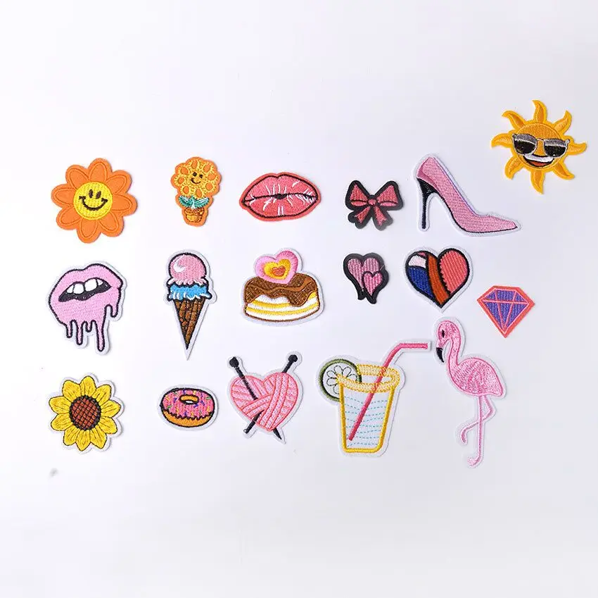 1 шт. наклейки из мультфильма солнце любовь одежда на высоком каблуке с нашивками