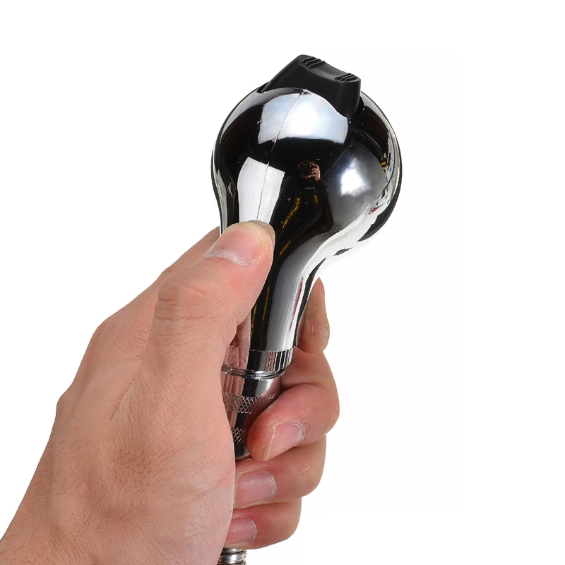 Душевая лейка серебристого цвета + шланг 120 см распылитель для душа раковины в