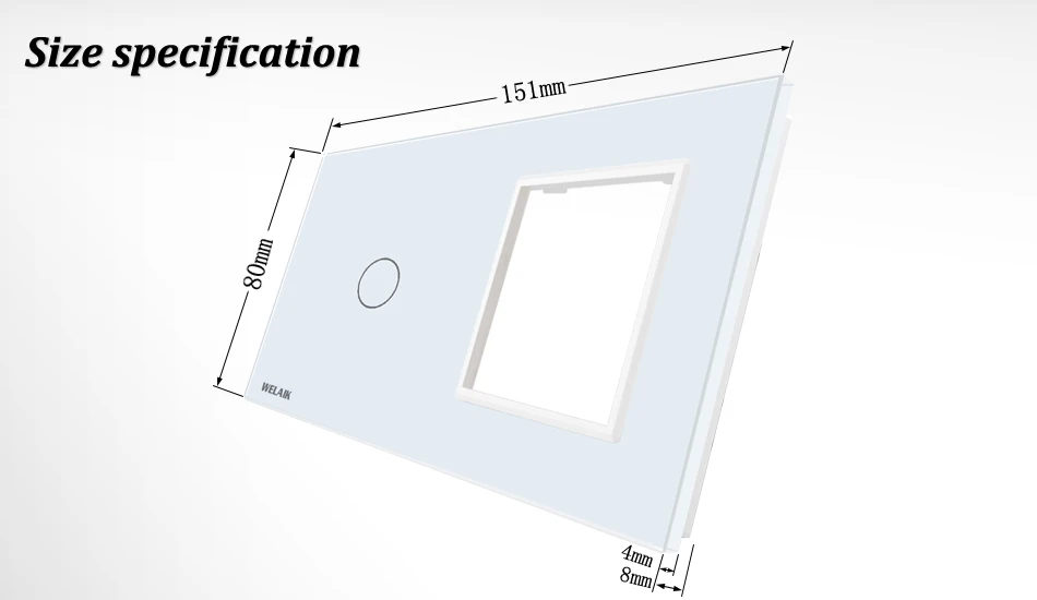 Painel de Parede Interruptor de Luz de