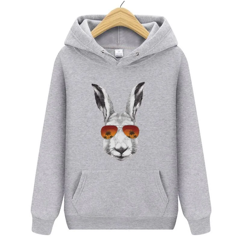 XXXXL толстовка женская осень зима толстовка женская животное, белый медведь толстовки для пар Черные Готические топы Женская одежда