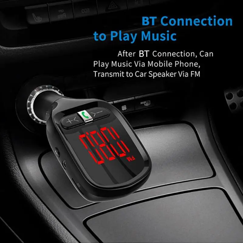 G11S fm-передатчик Hands-free беспроводной Bluetooth MP3-плеер USB зарядное устройство автомобильный комплект встроенный микрофон безопасный ответ на телефон