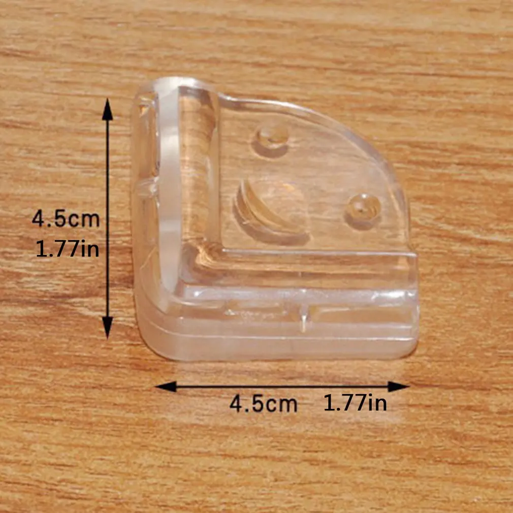 10 шт. прозрачные углы для защиты от столкновений Г-образный Принт по краям улыбающееся лицо для ухода за ребенком Легкая установка Очистка