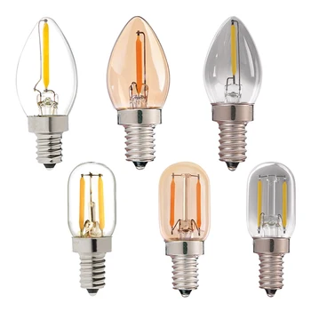 0.5W 1W LED 냉장고 전구 E14 LED 에너지 절약 SES LED Pygmy 전구 냉장고/쿠커 후드 용 작은 나사 E14 기기 램프