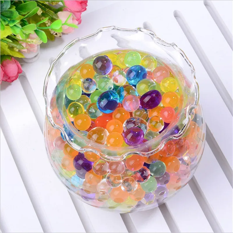 22000pcs Crystal Water Beads Jelly Balls 9-11mm Crystal Magic Water Soil  Beads