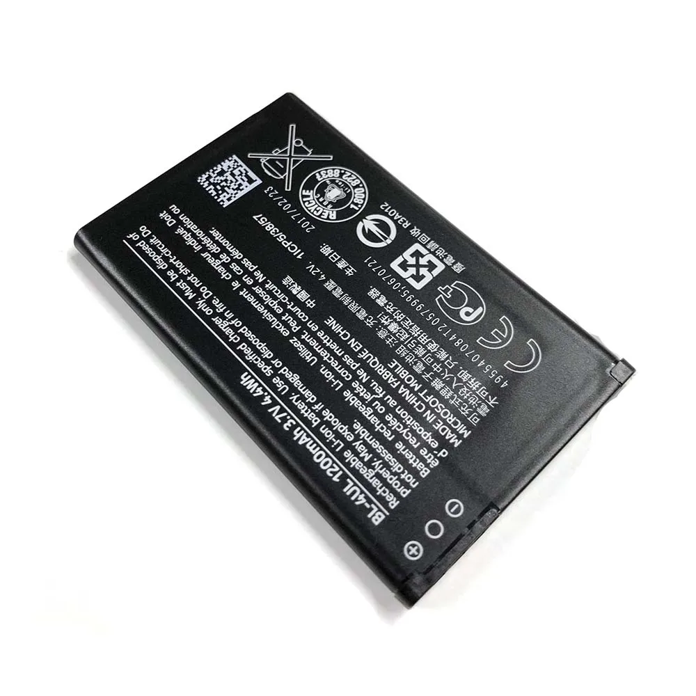 BL-4UL телефон литиевая батарея 1200 мАч идеально подходит для Nokia Asha 225 Asha225 BL 4UL Высокое качество Безопасный стабильный аккумулятор