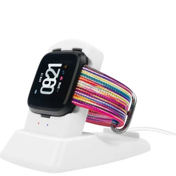 

Watch Chargers For Fitbit Versa Lite Smart Watch Charger Charging Stand Station Dock Holder Smart Charging Dock Watch Adapter