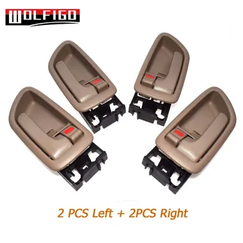 

WOLFIGO New Inside Inner Door Handle Left Right Beige Color For Toyota Sequoia Tundra Avalon 69205-0C030-E1, 69206-0C030-E1