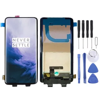 

Original Tested For 6.67" OnePlus 7 Pro Axisinternational AMOLED LCD Display Screen Frame+Gift