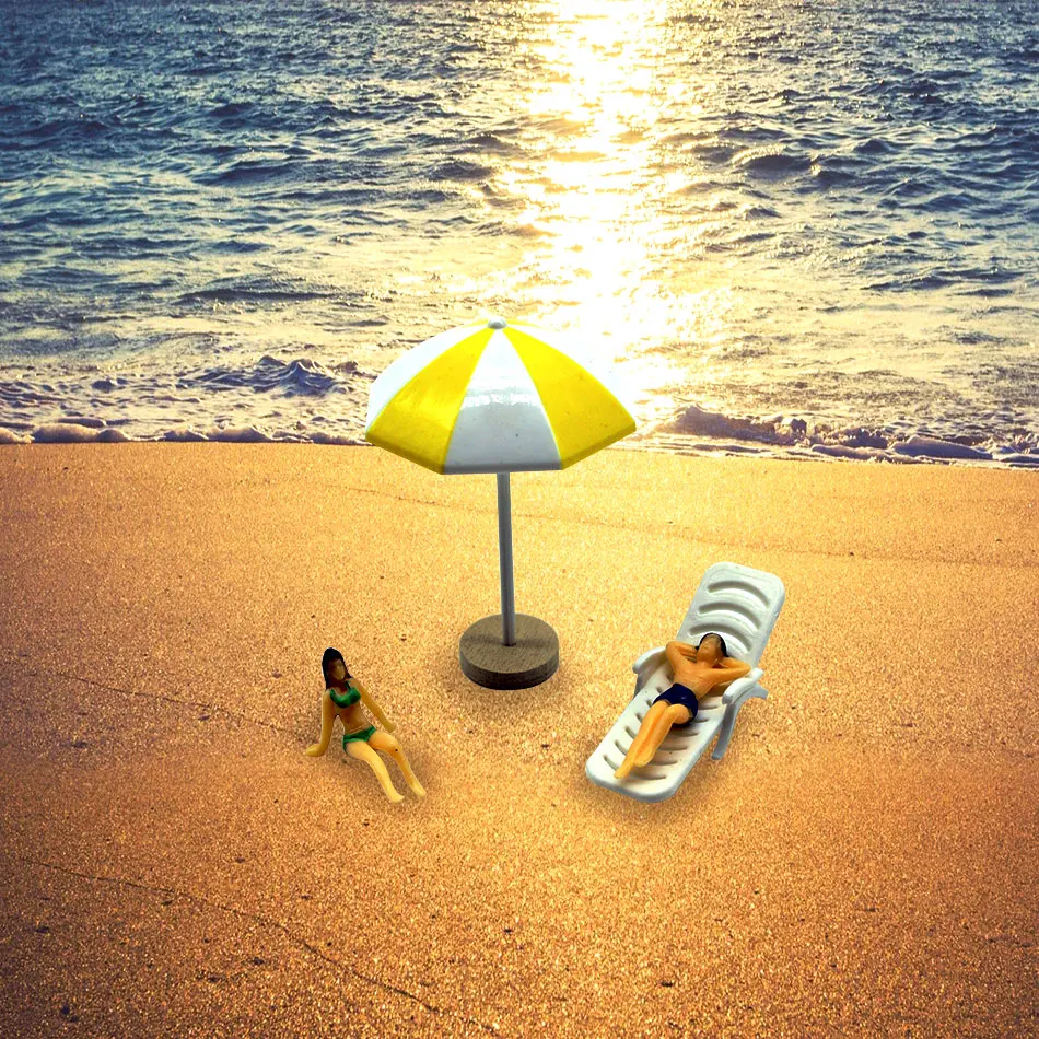 

100pcs model figure 1:150 color model swimming people for diorama seashore scenery making tiny architecture landscape making