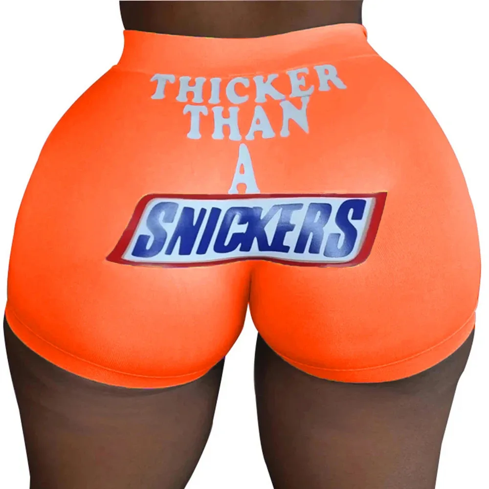 2020 Cross-border Hot Selling Style Printing Sports Leisure Mid-high Waist Shorts Sexy Plus Size Gusher Shorts Snack Shorts