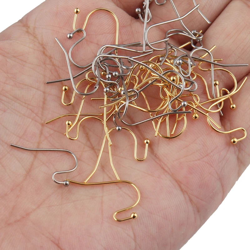 50 teile/los 21x13mm edelstahl Ohr Haken Haken Armaturen DIY Schmuck Machen Zubehör Haken Ohr draht Schmuck erkenntnisse HXD