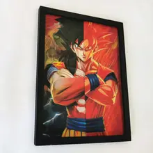 Dbz 3dレンチキュラーポスター悟空ssj3 Dbsアニメ3dポスター3d絵画を印刷漫画3d壁紙カスタマイズ3dステッカー Aliexpress ホーム ガーデン