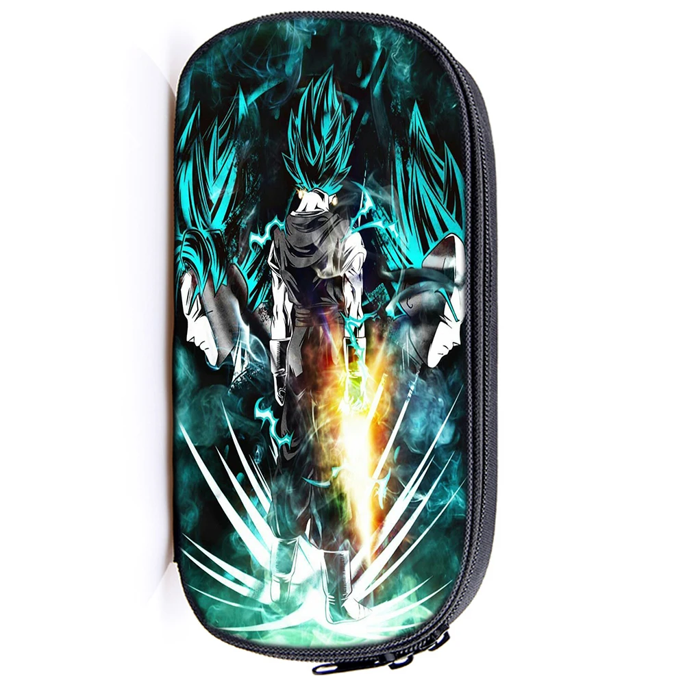 Dragon Ball, косметички, многофункциональный держатель для карандашей, Goku Vegeta, для детей, для мальчиков и девочек, канцелярские сумки для хранения, косметичка