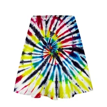 Женская плиссированная юбка с завышенной талией, с объемным принтом, однотонная леопардовая повседневная короткая юбка, вечерние, летние, яркие